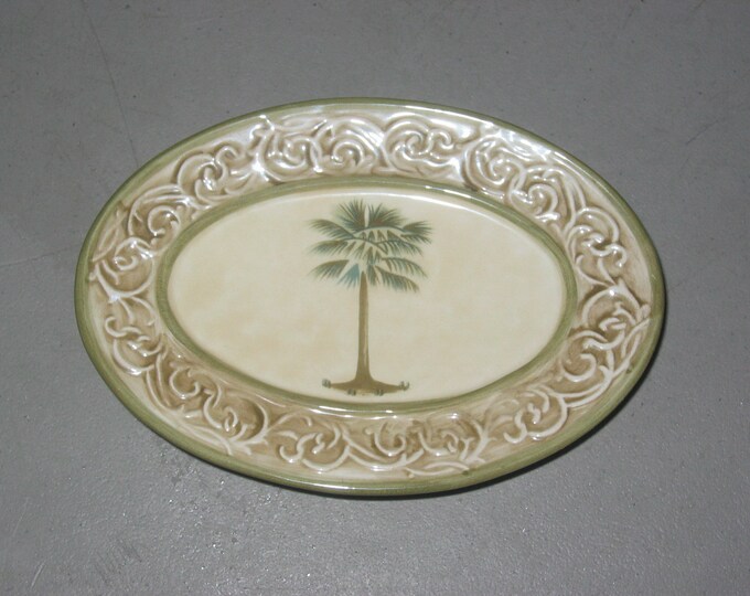 Tropical Ceramic Soap Dish