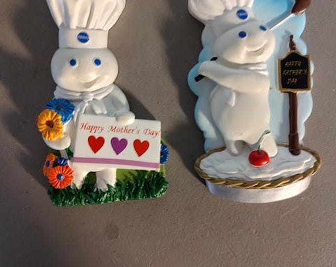 Pillsbury Doughboy Mother's Day and Father's Day magnets