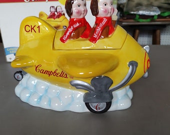 Campbell's Kids "Aiming High" Cookie Jar