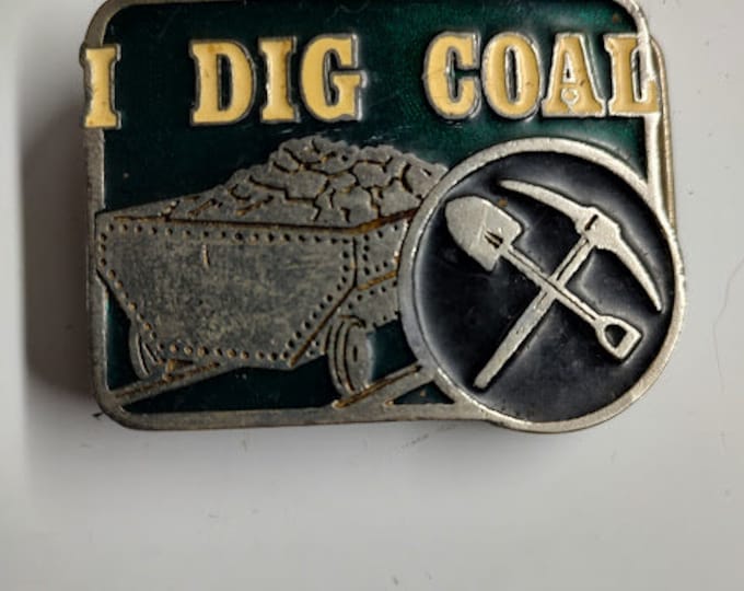 I Dig Coal Belt Buckle