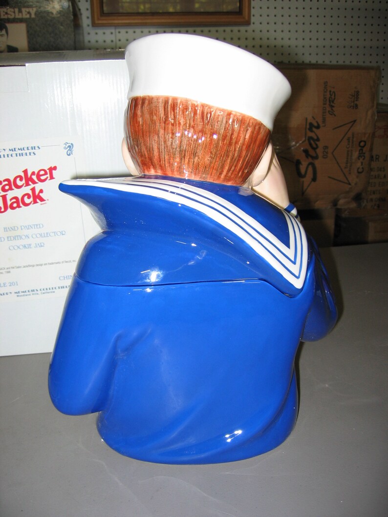 Cracker Jack Cookie Jar From Happy Memories Etsy