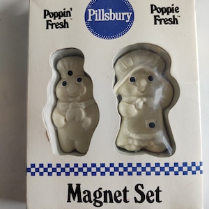ロージー　pillsbury doughboy スプレッドとマグネット Pillsbury Doughboy Poppin Fresh and Poppie Fresh plastic