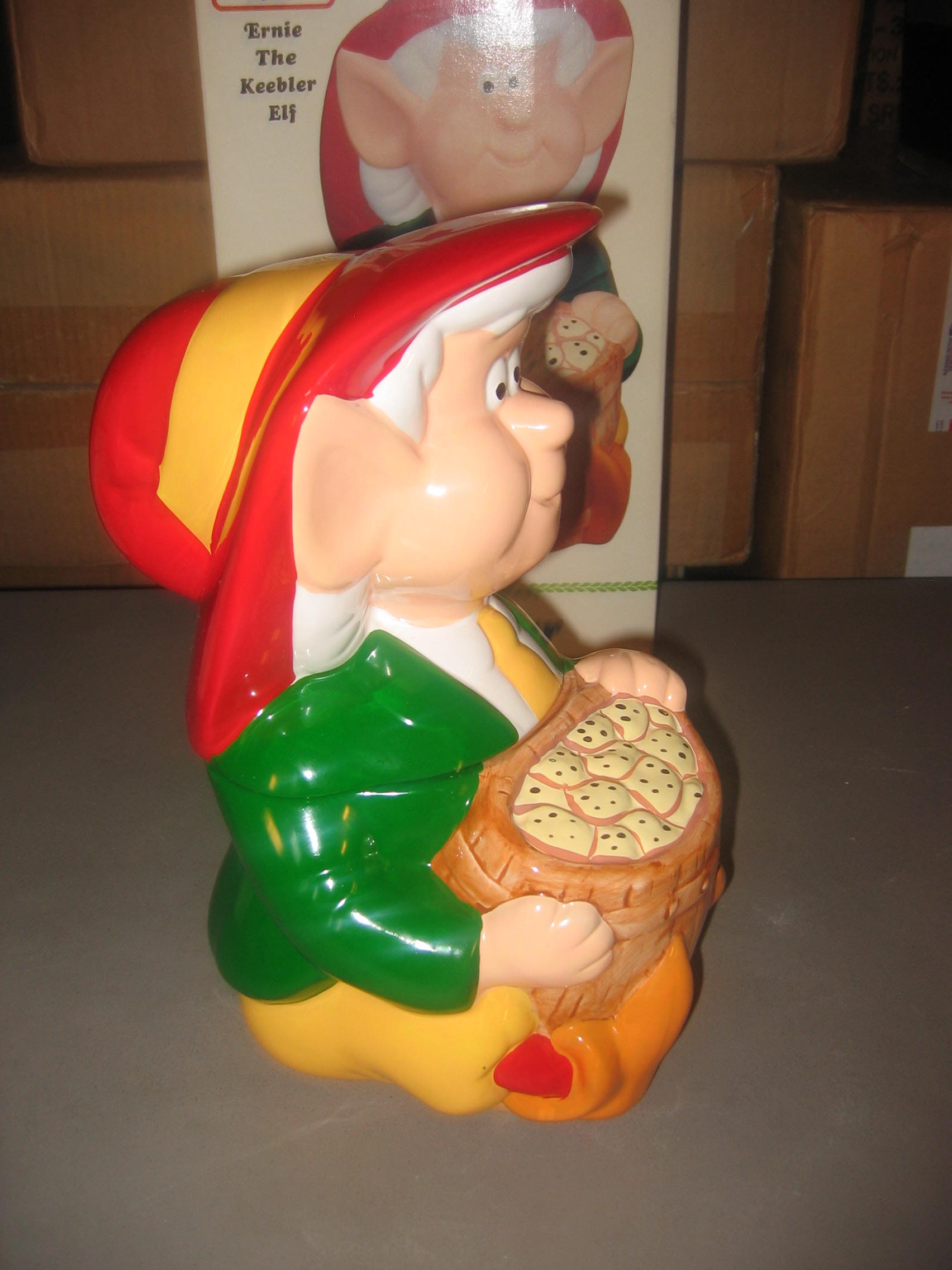 Elf Ernie Keebler Cookie Jar