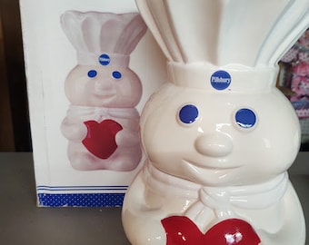Pillsbury Doughboy Cookie Jar - Etsy