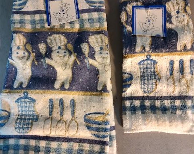 Pillsbury Doughboy Towel and Dish Cloth