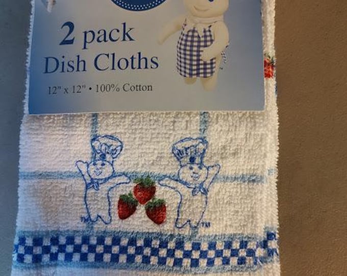Pillsbury Doughboy Dish Cloths
