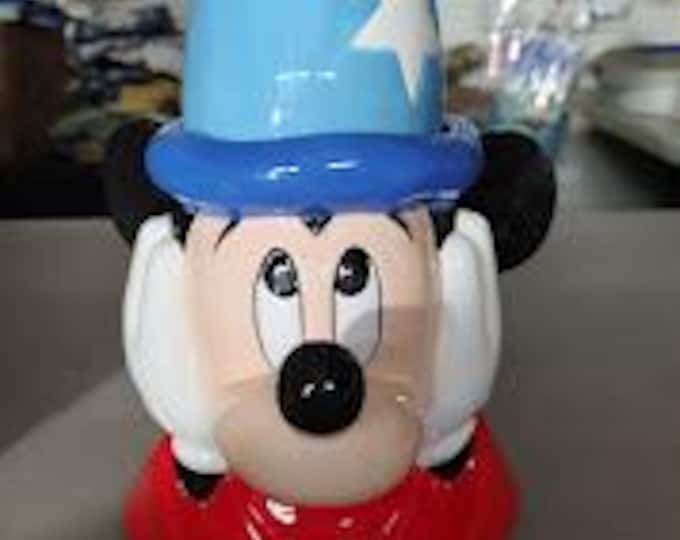 Mickey Mouse  Sorcerer Cookie Jar- Reduced