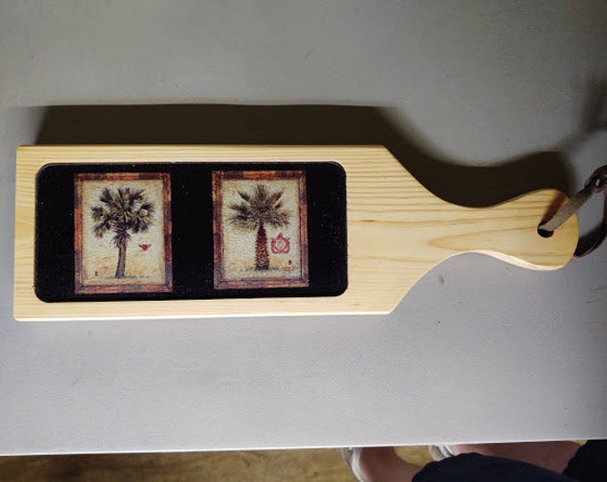 Tropical Wooden Cheeseboard