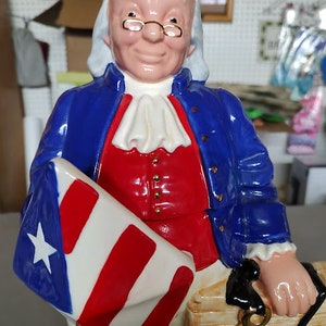 Ben Franklin Cookie Jar from Treasure Craft image 2