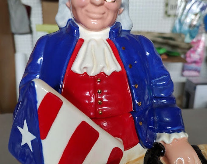 Ben Franklin Cookie Jar from Treasure Craft