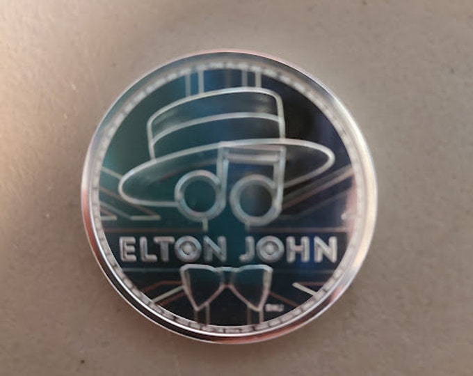 Elton John Silver Coin