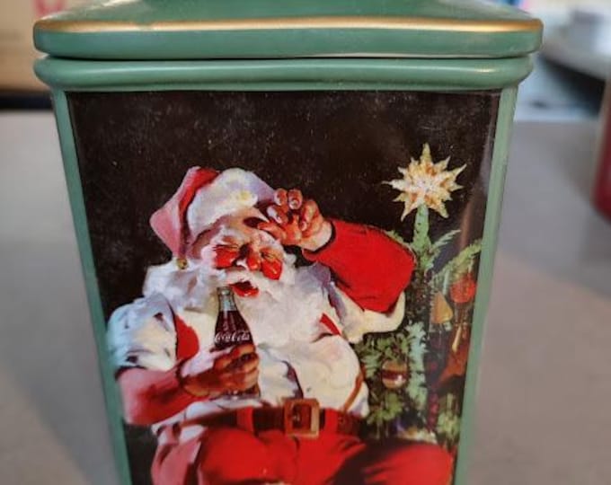 Coca Cola Stoneware Canister