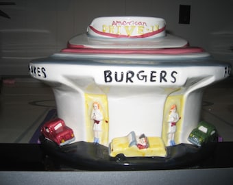 American Drive In Cookie Jar