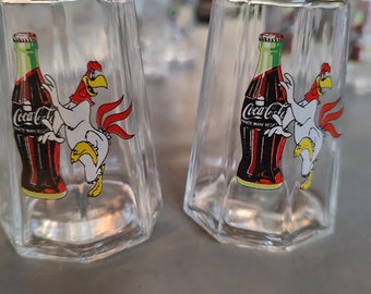 Coca Cola and Foghorn Leghorn salt and pepper set.