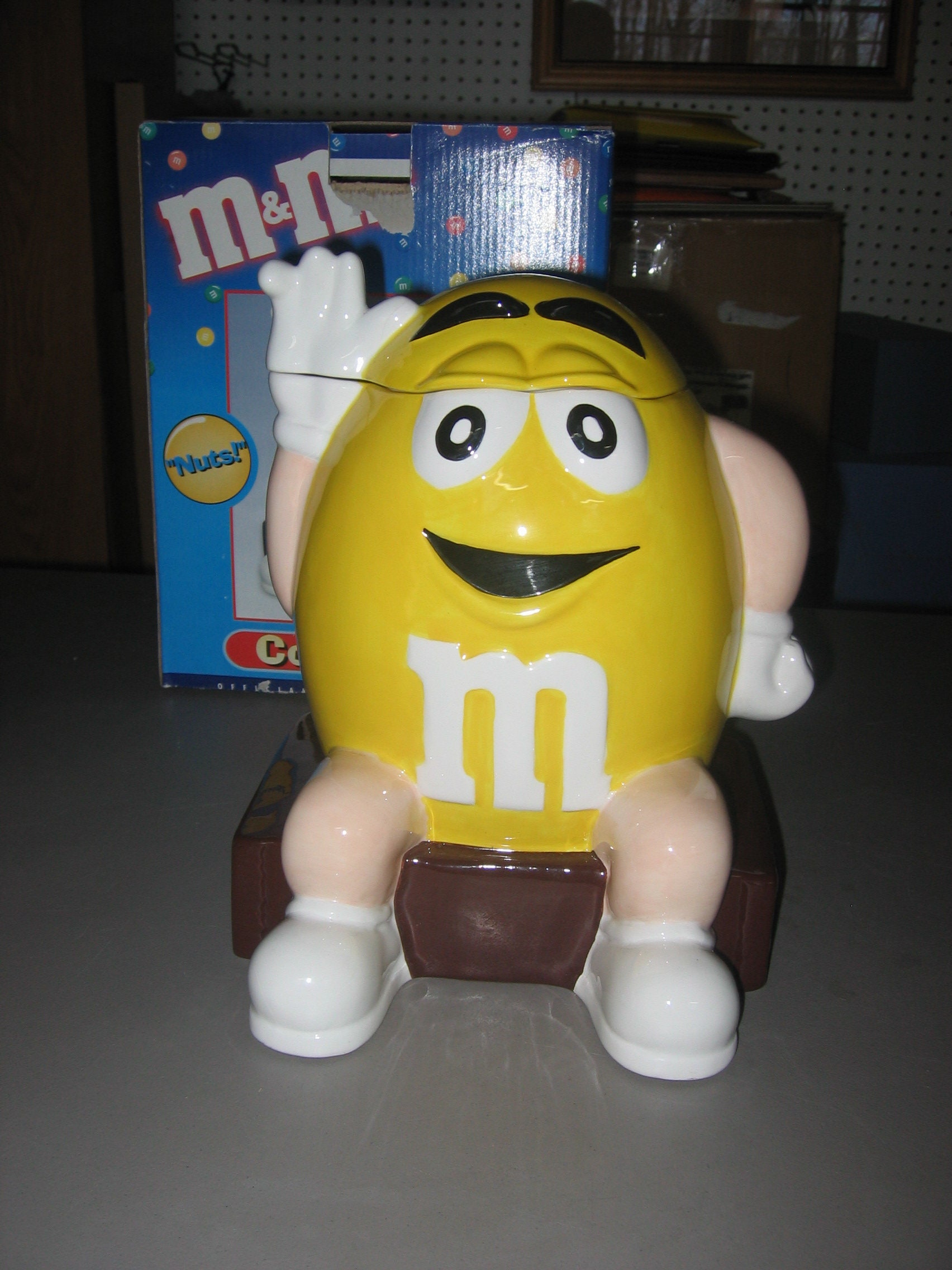 Yellow M&M Cookie Jar