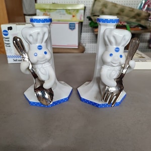Pillsbury Doughboy Candlesticks