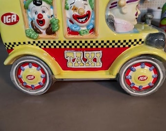 Circus Daze Taxi Cookie Jar