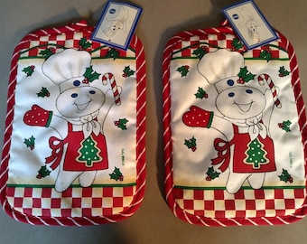 Pillsbury Doughboy Holiday Pot Holders