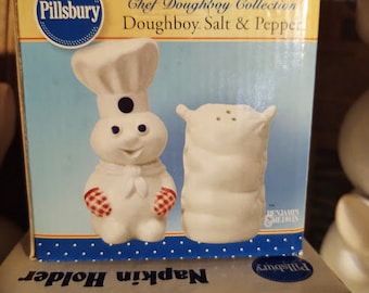 Pillsbury Doughboy Chef Salt and Pepper set