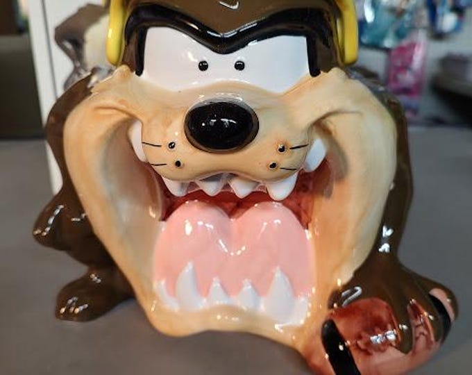 Looney Tunes Taz Football Cookie Jar