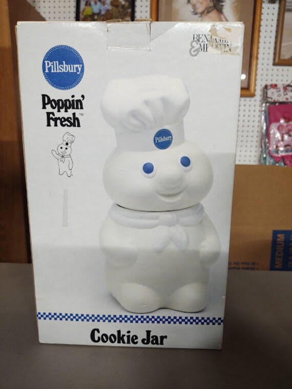 保存容器・ケース supreme Doughboy pillsbury cookie jar Supreme Pillsbury Doughboy Cookie Jar DS AUTHENTIC RARE