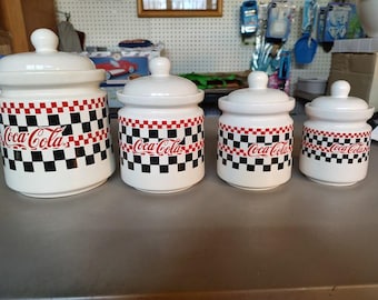 Coca Cola Canister Set
