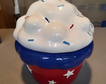 Strawberry Cupcake Ceramic Bank