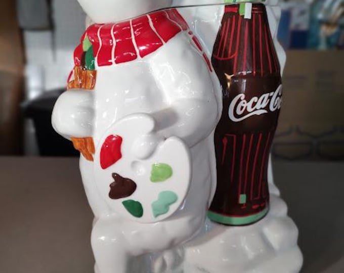 Coca Cola Arts Cookie Jar