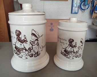 Grandmother Ceramic Canisters