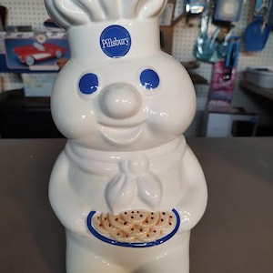 Vintage Pillsbury Doughboy Cookie Jar 1973 - Etsy