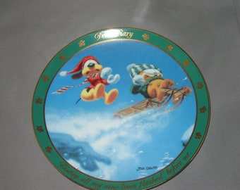 Garfield "Nine Lives" Collector Plate