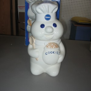 Pillsbury Doughboy "Giggling" Cookie Jar