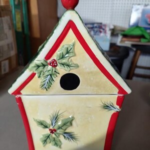 Cardinal Cookie Jar