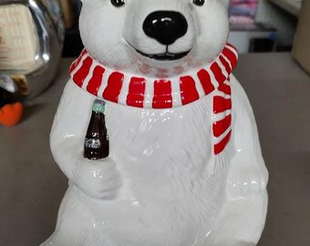 Coca Cola Bear Cookie Jar