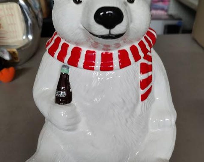 Coca Cola Bear Cookie Jar