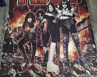 KISS Throw Blanket