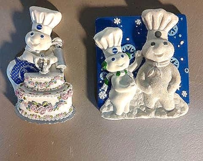 Pillsbury Doughboy Large Winter Wedding Magnets