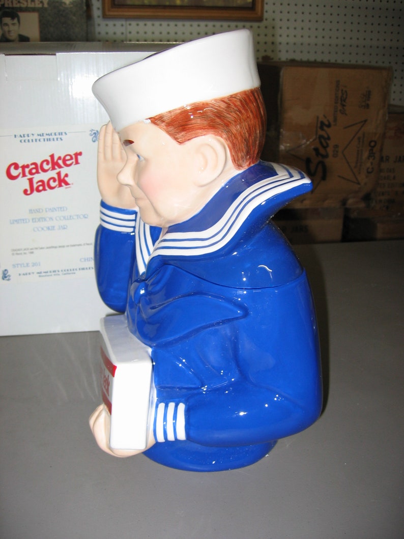 Cracker Jack Cookie Jar From Happy Memories Etsy