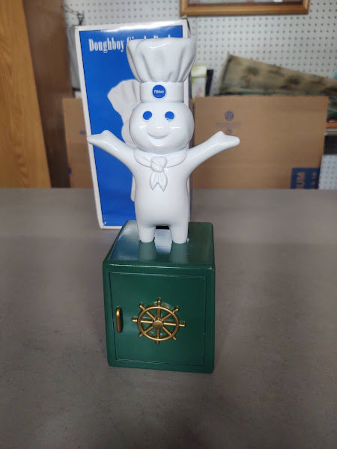 Pillsbury Doughboy Metal Giggle Bank - Etsy Pillsbury Doughboy Metal Giggle Bank - Etsy