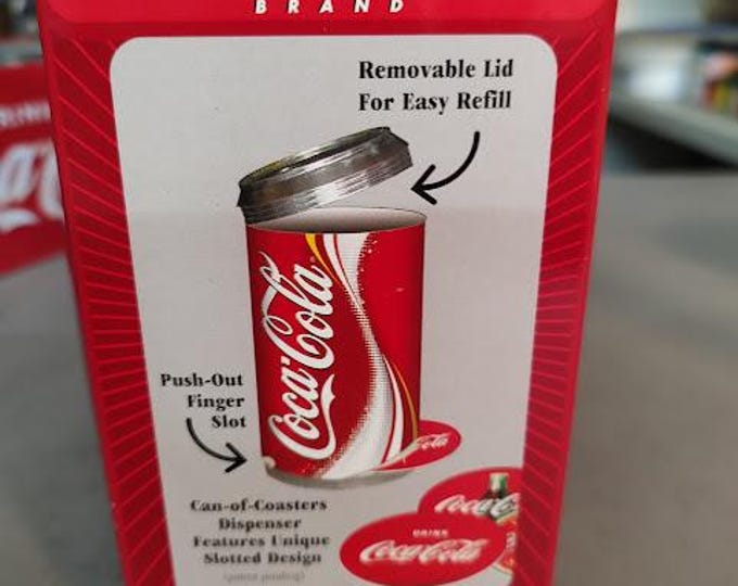 Coca Cola Coasters in a Can