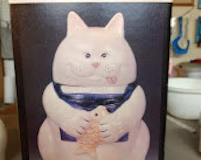 Montgomery Ward Cat Cookie Jar