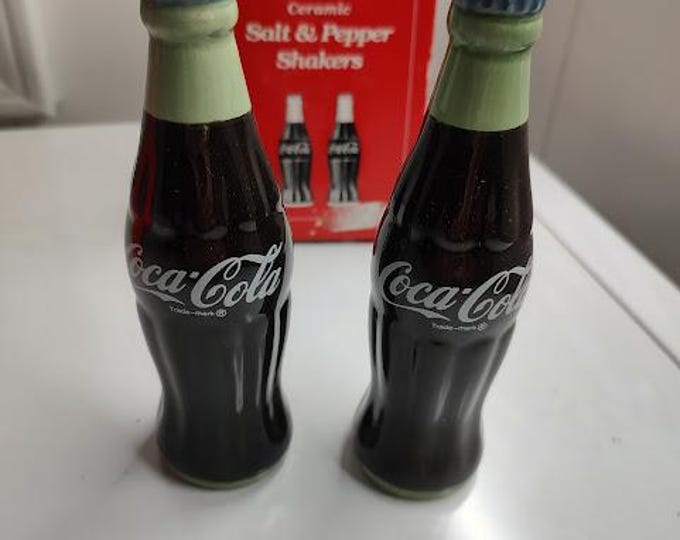 Coke Bottles Salt and Pepper Shakers