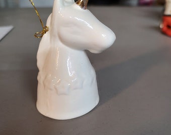 Unicorn Ceramic Bell