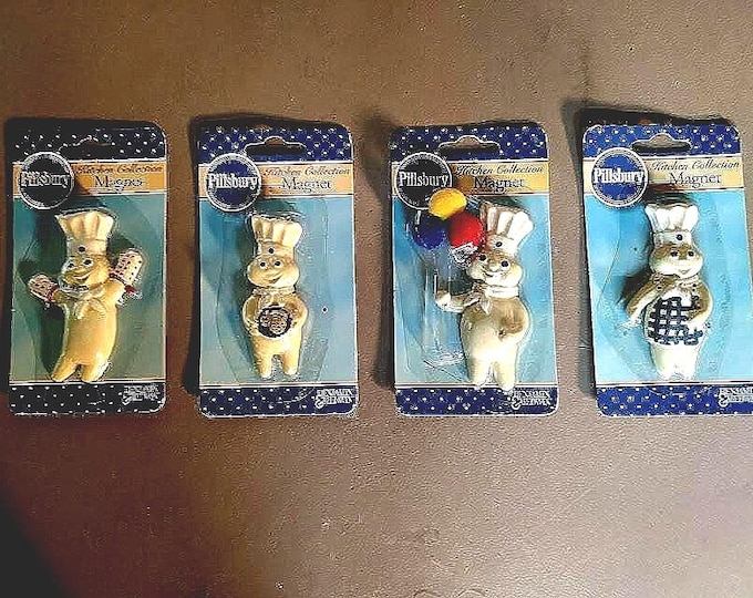 4 Pillsbury Doughboy Magnets