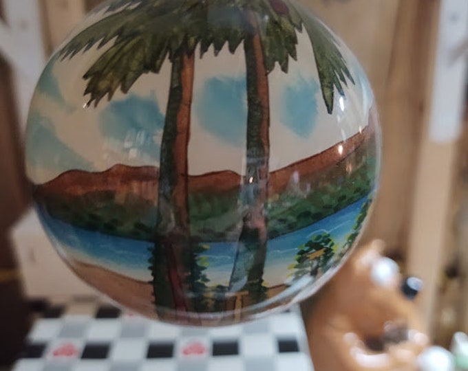 Tropical Christmas Tree Ornament