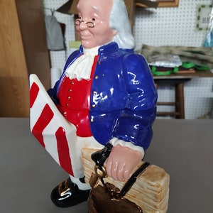 Ben Franklin Cookie Jar from Treasure Craft image 5