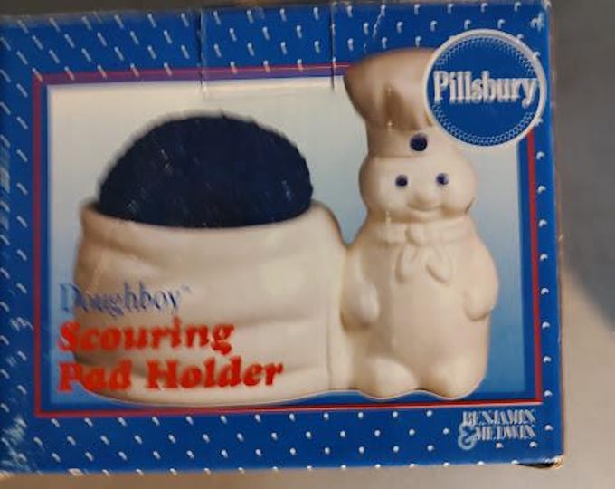 Pillsbury Doughboy Scrubby Holder