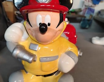 Mickey Mouse Fireman Cookie Jar