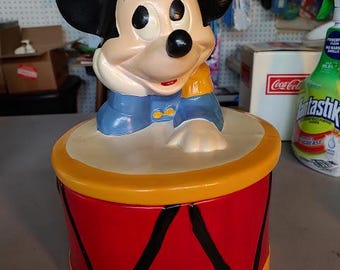 Vintage Mickey Mouse Cookie Jar
