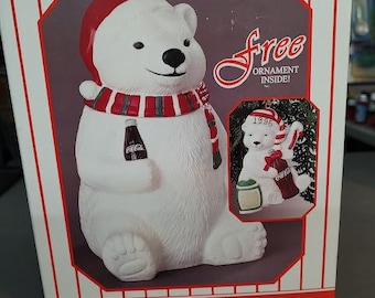 Coca Cola Bear Cookie Jar